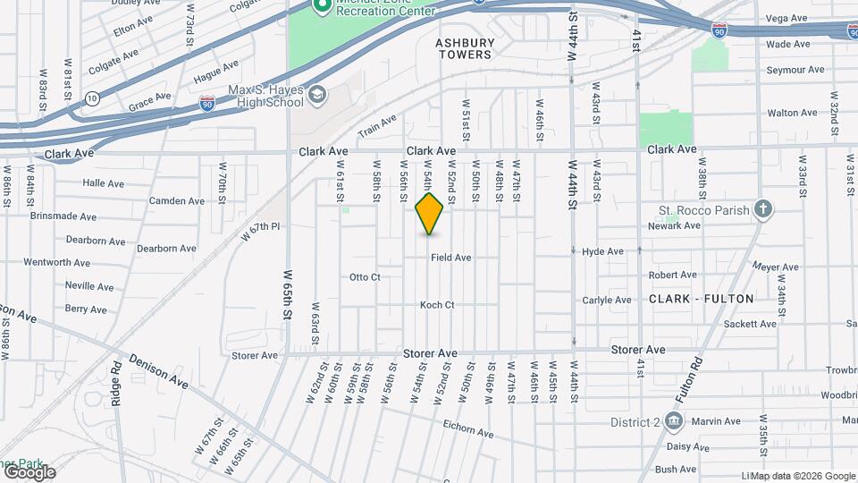 3219 W 54th St Mapa y Detalles de la Ubicación