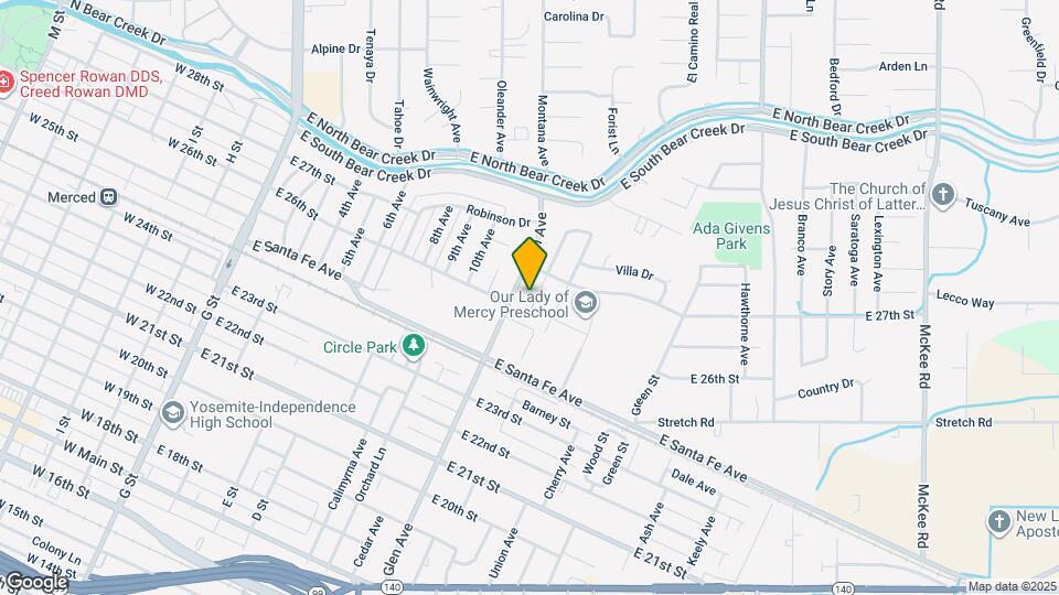 2635 Agnes Way Map and Location Details