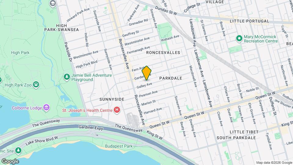 128 Galley Ave Map and Location Details