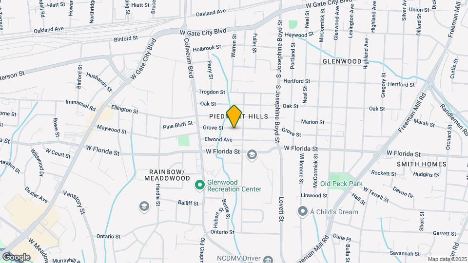 1711 Grove St Mapa y Detalles de la Ubicación