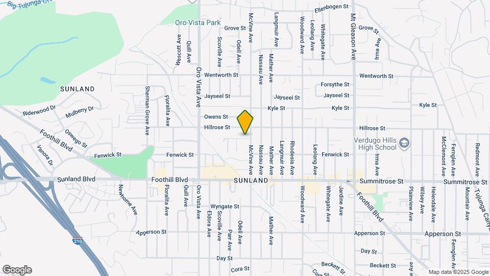 8213 Oswego St Map and Location Details