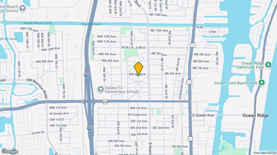 656 NW 1st St Map and Location Details