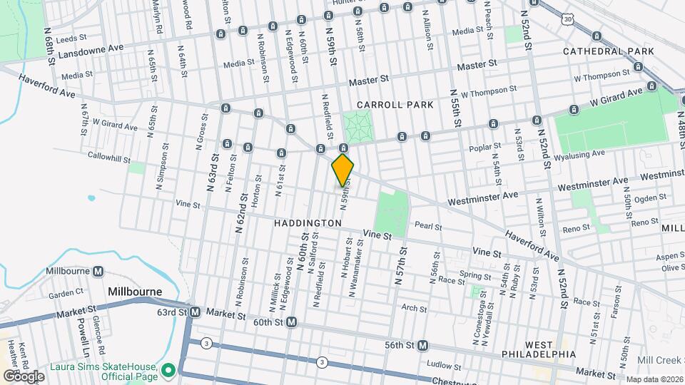 402 N 59th St Map and Location Details