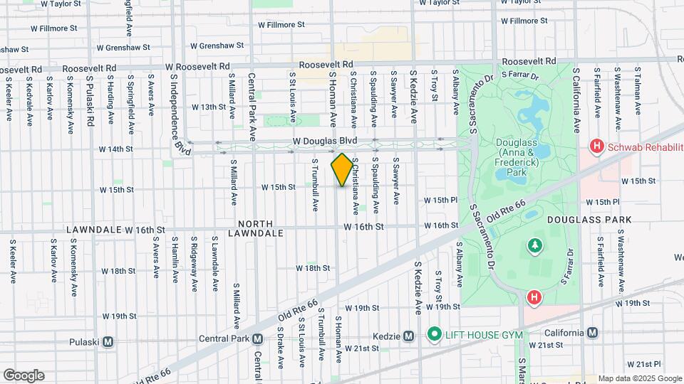 1507 S Homan Ave Map and Location Details