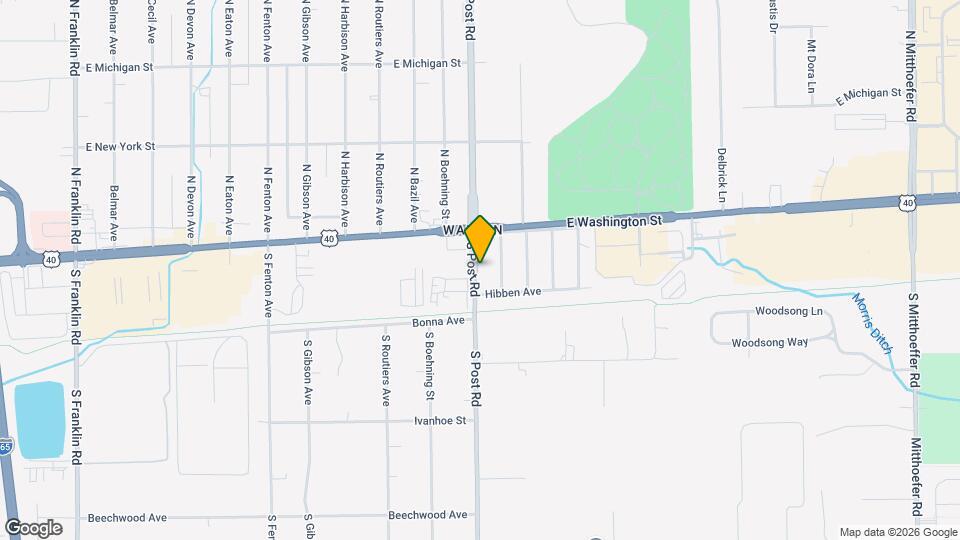 33 S Post Rd Map and Location Details