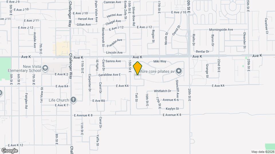 1529 Granville Way Map and Location Details