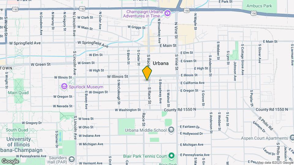 509 S Race St Map and Location Details