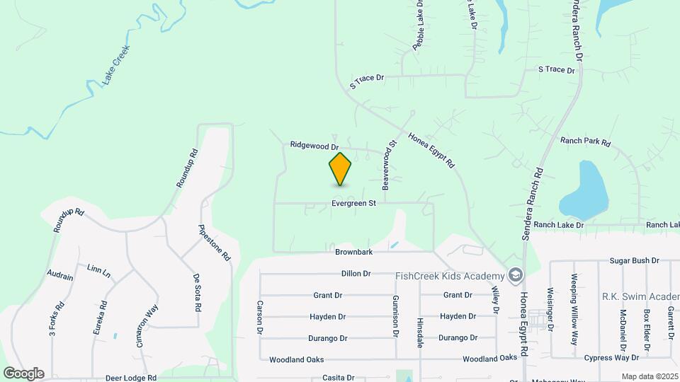 6914 Evergreen St Map and Location Details