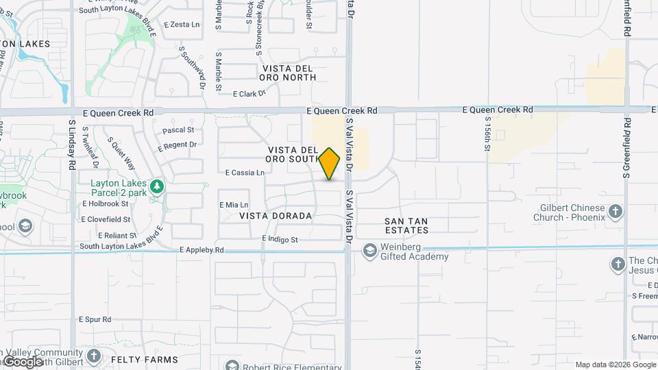 1546 E Nightingale Ln Map and Location Details