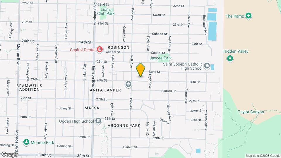 1444 26th St Map and Location Details