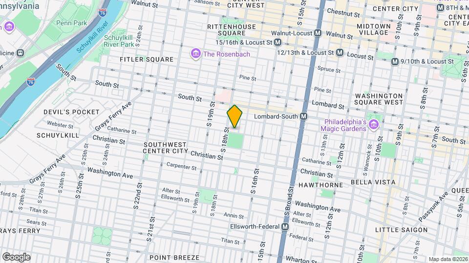 1715A Fitzwater St Map and Location Details