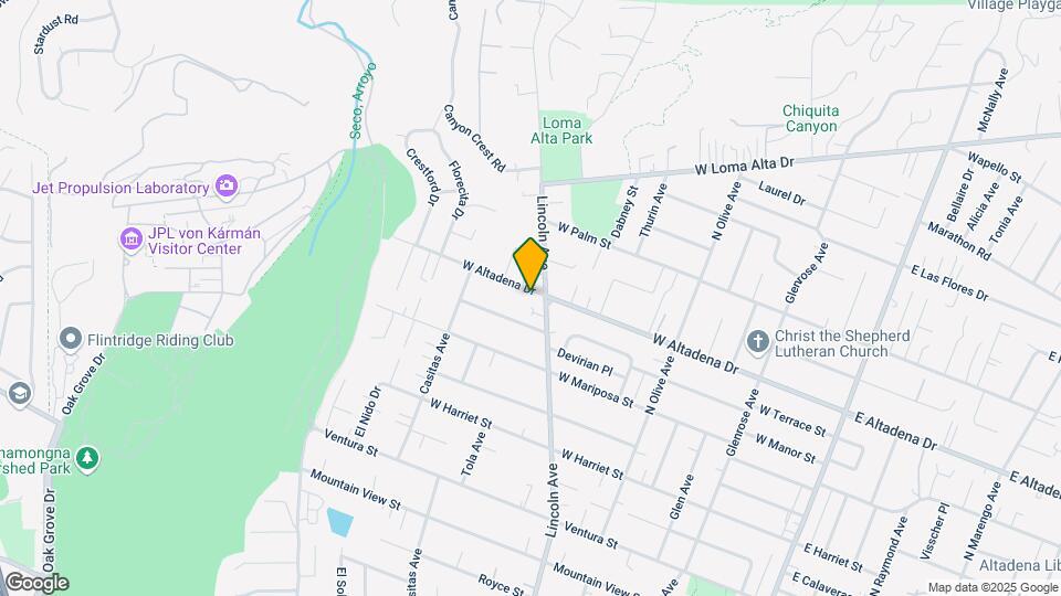 620 W Altadena Dr Map and Location Details