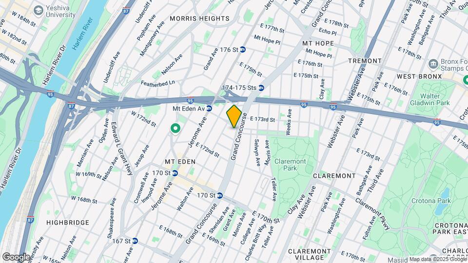 1575 Grand Concourse Map and Location Details