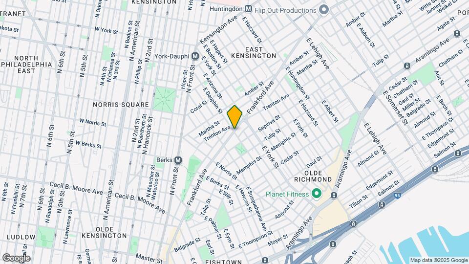 2301 Frankford Ave Map and Location Details