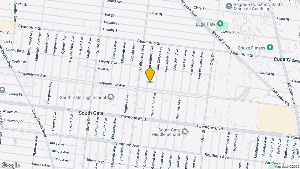 8468 San Antonio Ave, Unit B Map and Location Details