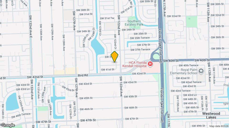 12235 SW 40th St Map and Location Details