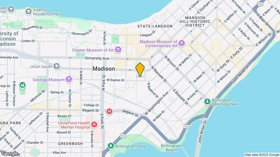 544 W Dayton St, Unit 1 Map and Location Details