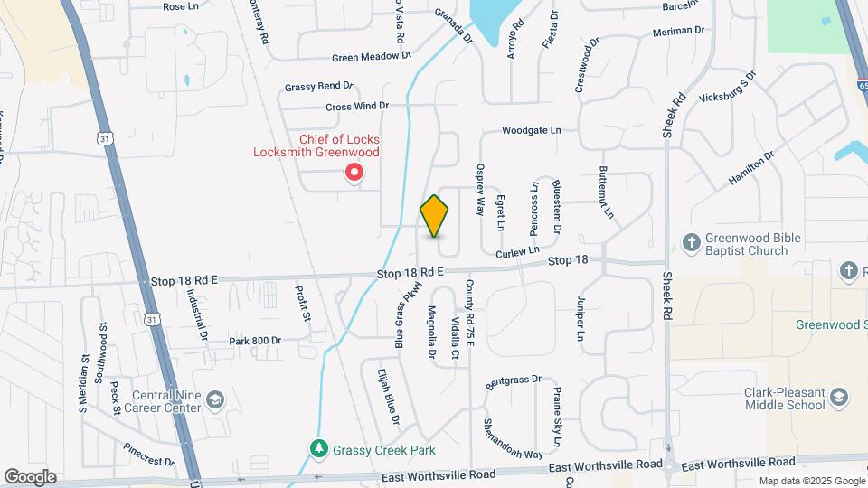 1506 Green Spring Way Map and Location Details
