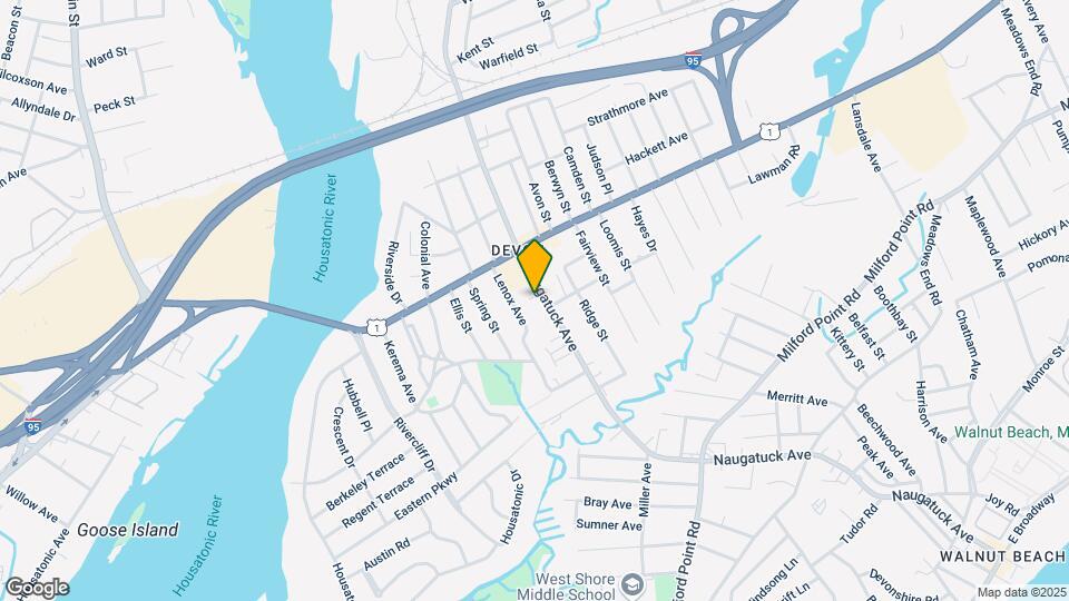 526 Naugatuck Ave Map and Location Details