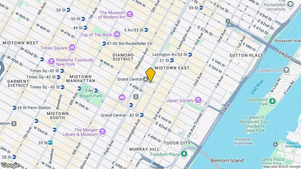233 Park Ave Map and Location Details
