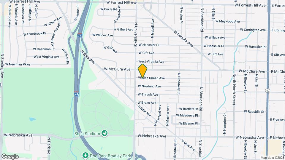 1210 W Mac Queen Ave Map and Location Details