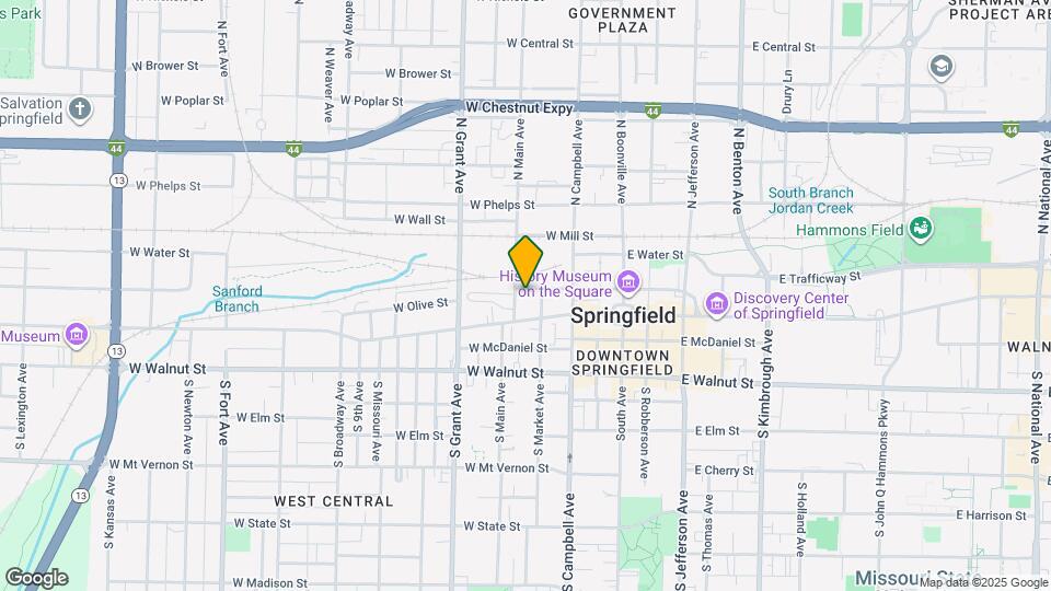 504 W Olive St Map and Location Details