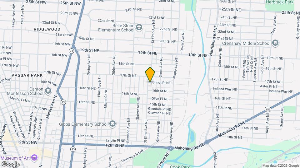1636 St Elmo Ave NE Mapa y Detalles de la Ubicación