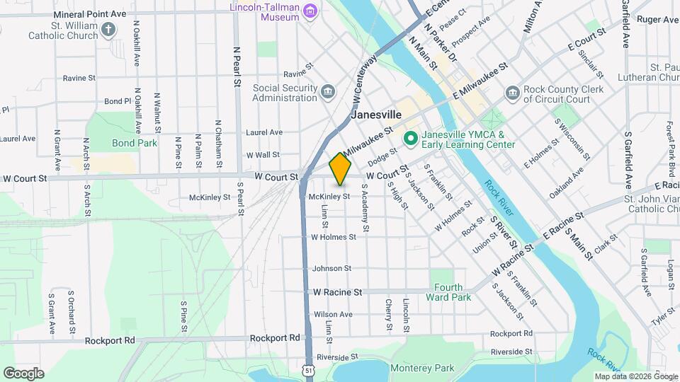 802 McKinley St-Unit -804 Map and Location Details