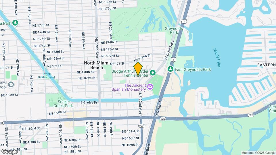 2190 NE 169th St Mapa y Detalles de la Ubicación