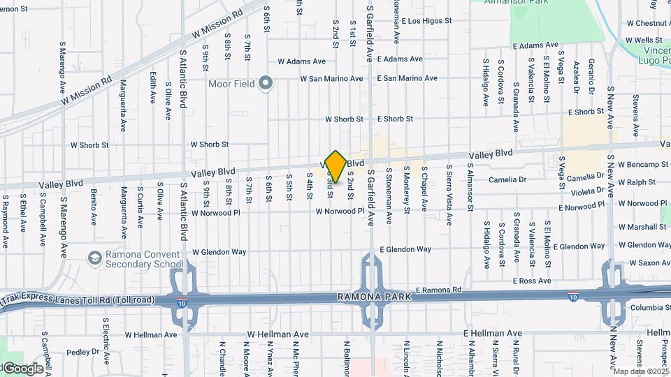 1428 S Third St Map and Location Details