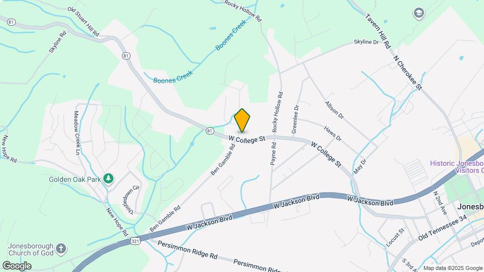 1408 W College St Map and Location Details