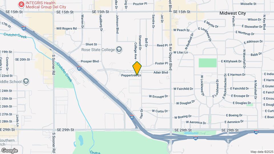 508 Peppertree Ln Map and Location Details