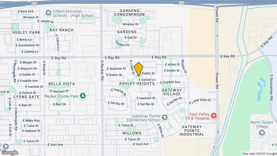 4216 E Oxford Ln Map and Location Details