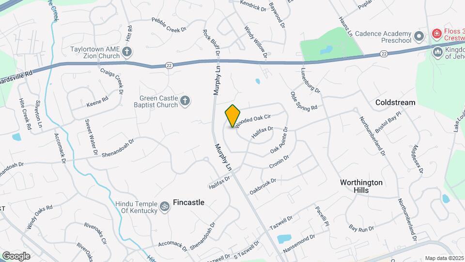 4714 Wooded Oak Cir Map and Location Details