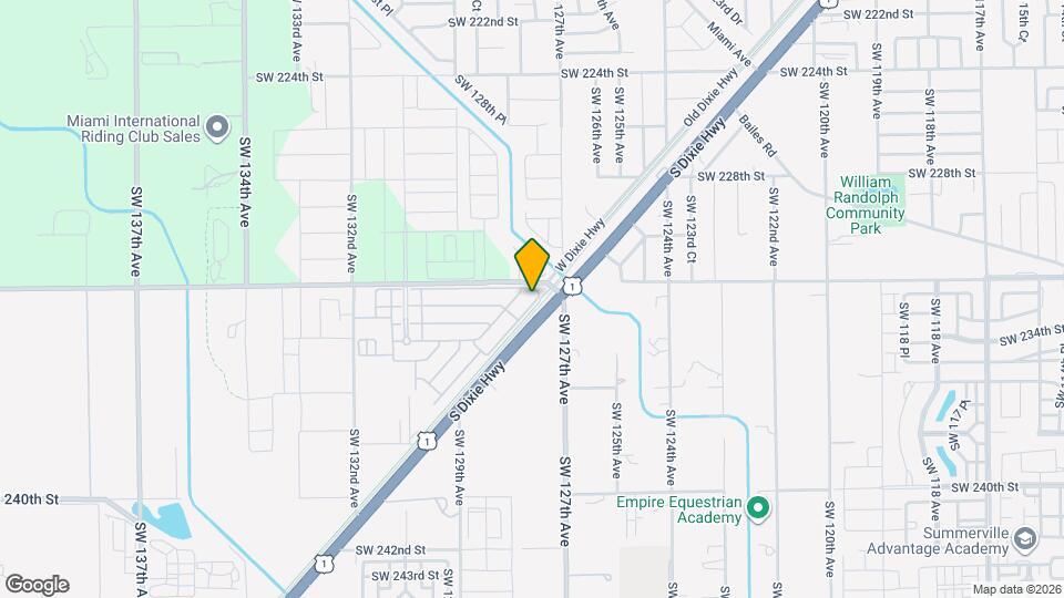 23218 SW 127th Ct Map and Location Details