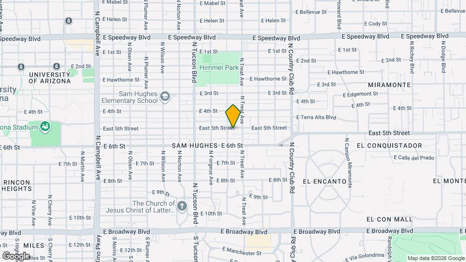 2712 East 5th Street Map and Location Details