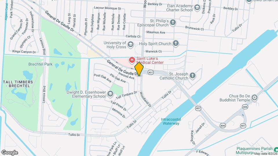 4309 Woodland Dr Map and Location Details