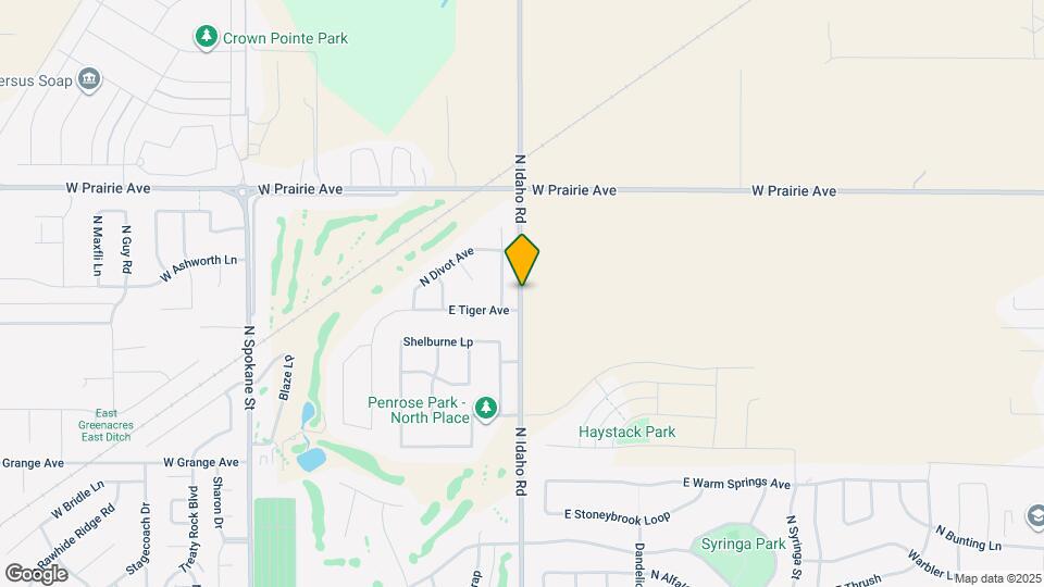 3734 N Mashie St Map and Location Details