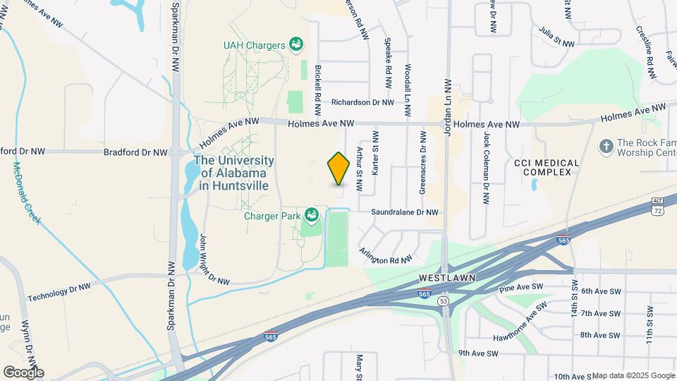 603 Austin Dr NW Map and Location Details