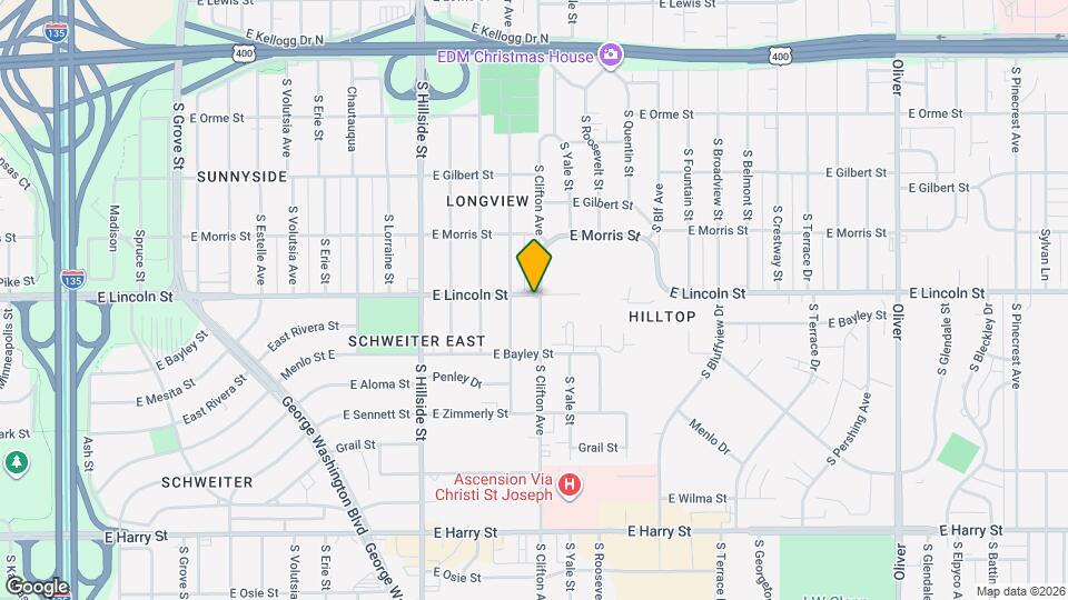 901 S Clifton Ave Map and Location Details