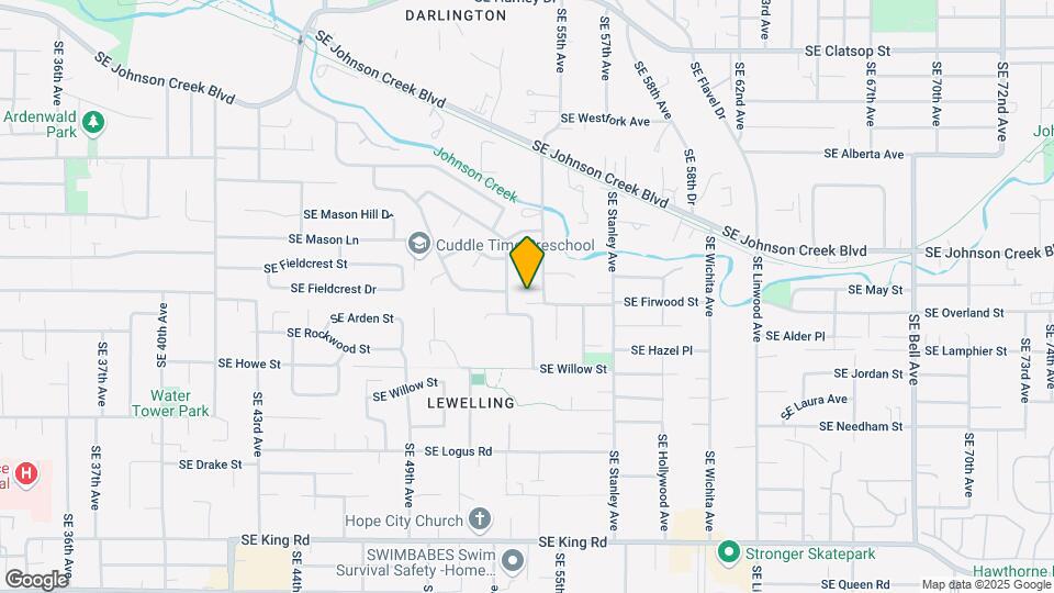 9493 SE 55th Ave Map and Location Details