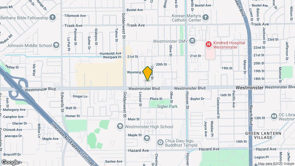 13942 Cedar St Map and Location Details