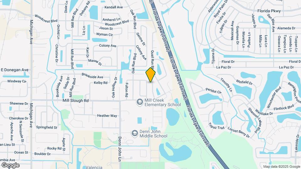 2454 Quail Hollow Ave Map and Location Details