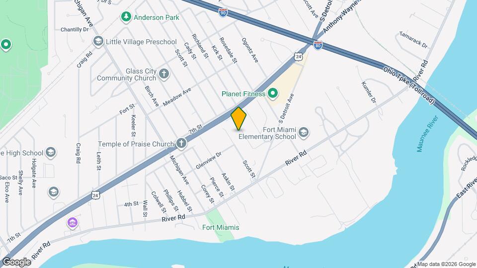 875 Lamonde Dr Map and Location Details