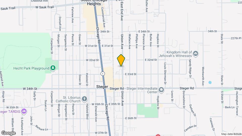 3226 Union Ave Map and Location Details