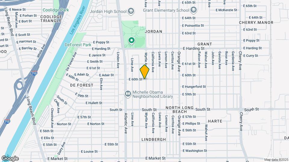 5987 Myrtle Ave Map and Location Details