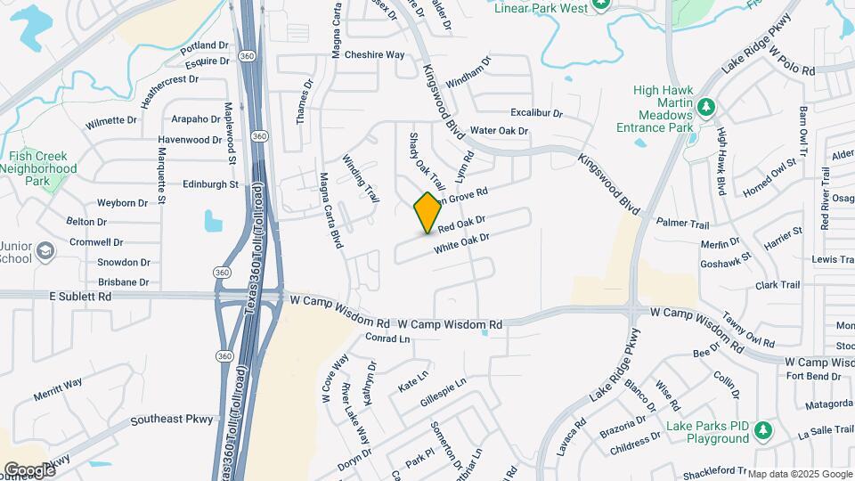 2843 Red Oak Dr Map and Location Details