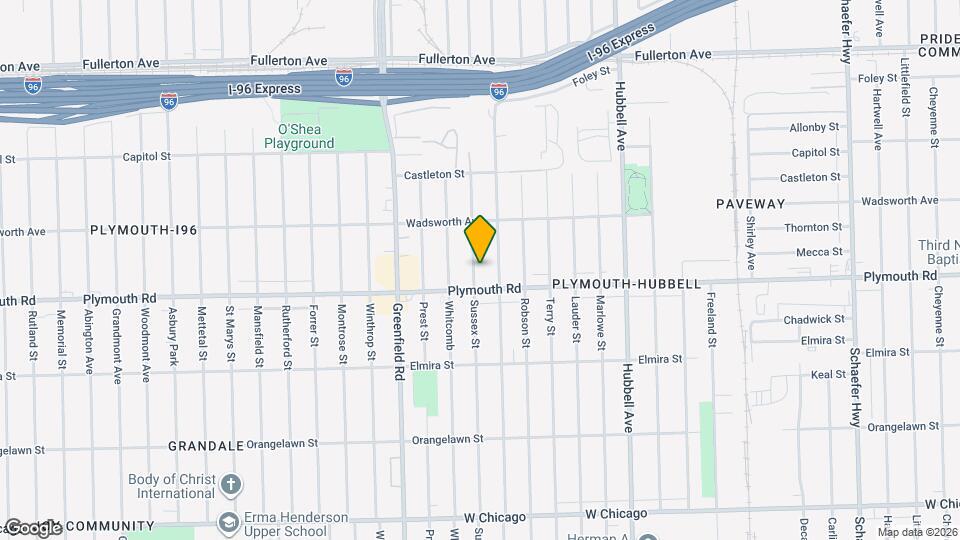 This beautifully updated 3-bedroom, 1-bath single-family home is ready for move-in!, Unit 2076 Map and Location Details