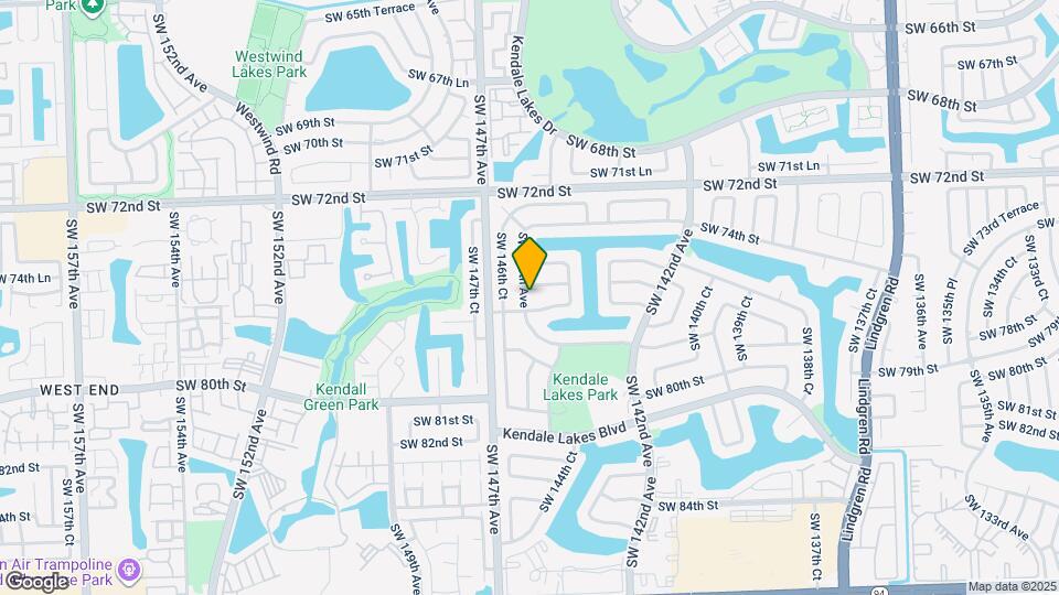 7621 SW 146th Ave Map and Location Details