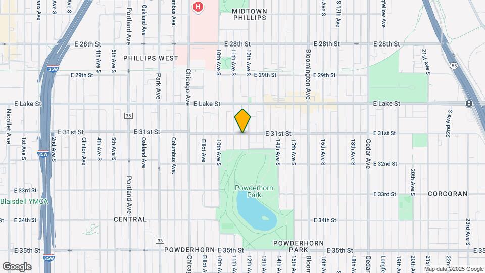 1115 31st St E Map and Location Details